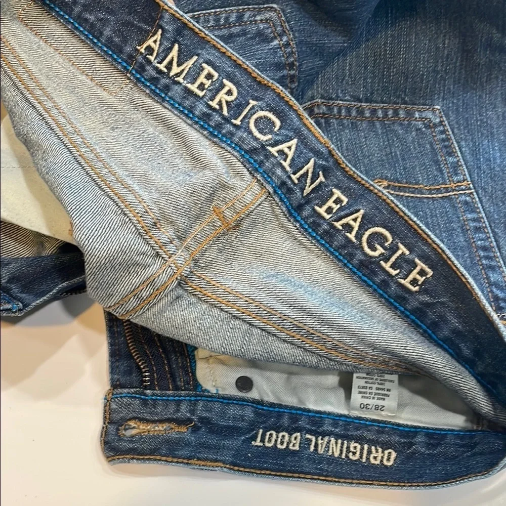 American Eagle Dark Wash Denim Jacket